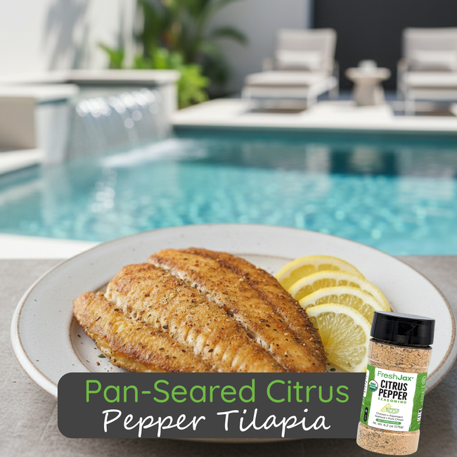 Image of Pan-Seared Citrus Pepper Tilapia