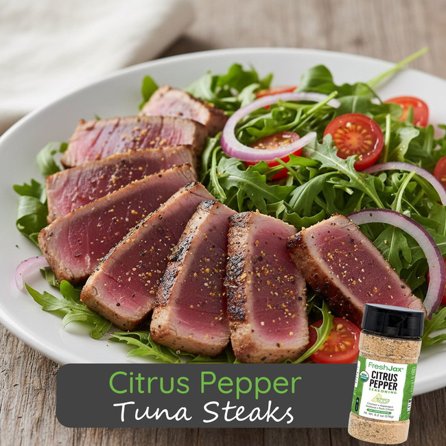 Image of Citrus Pepper Tuna Steaks