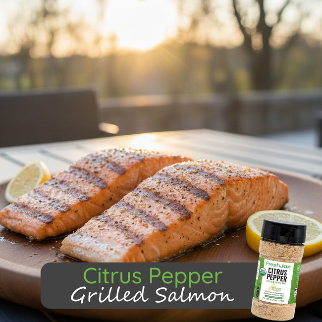 Image of Grilled Citrus Pepper Salmon