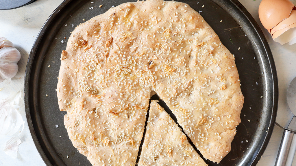 Image of Grain-free Keto focaccia bread