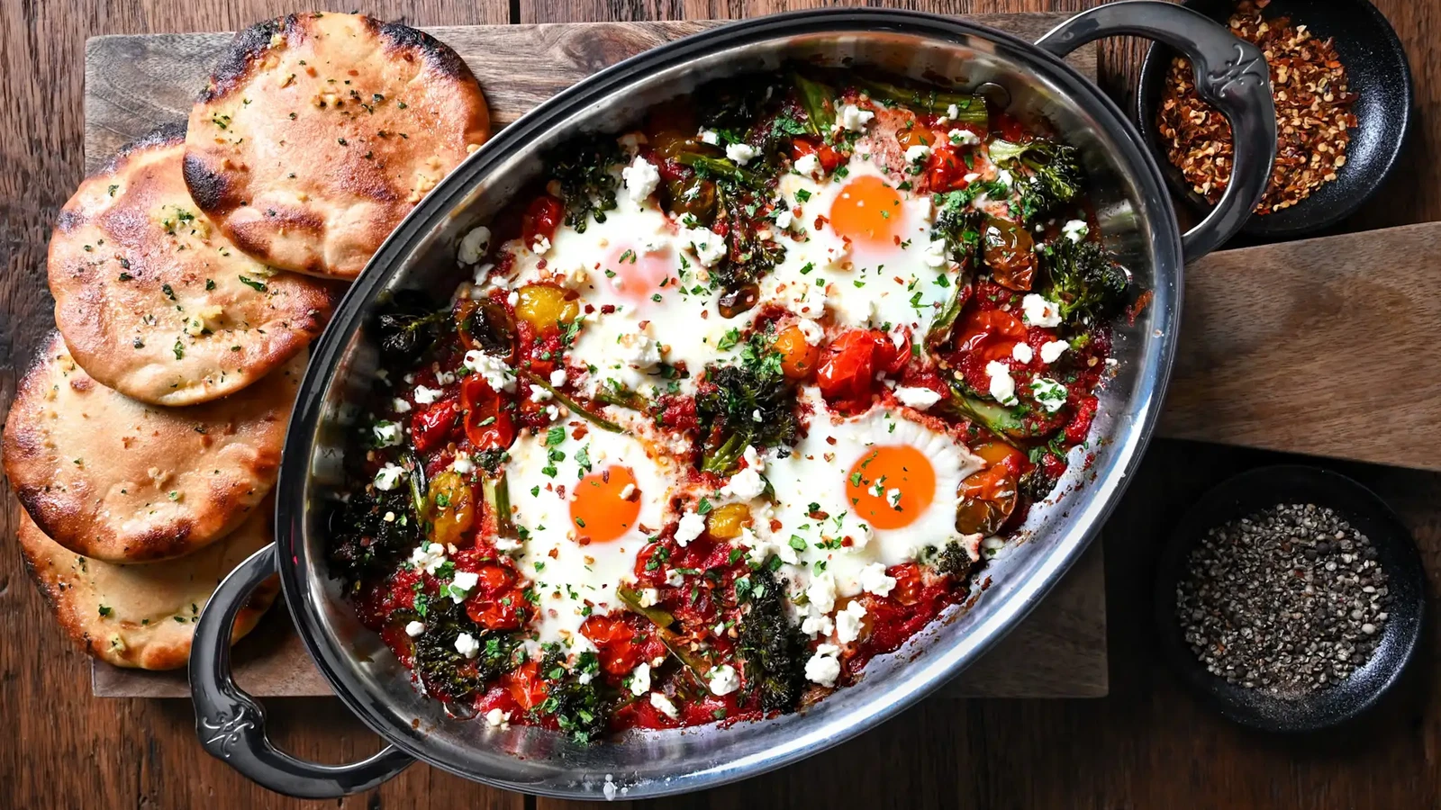 Image of Cherry Tomato & Broccolini Shakshuka