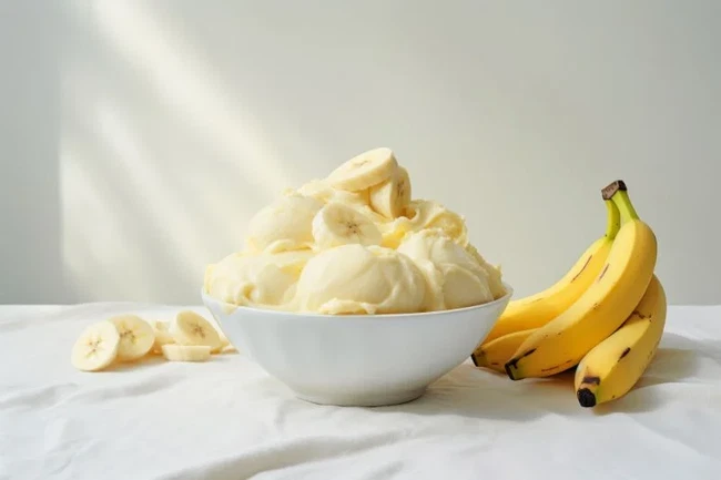 Kefir-Eiscreme ohne Zucker