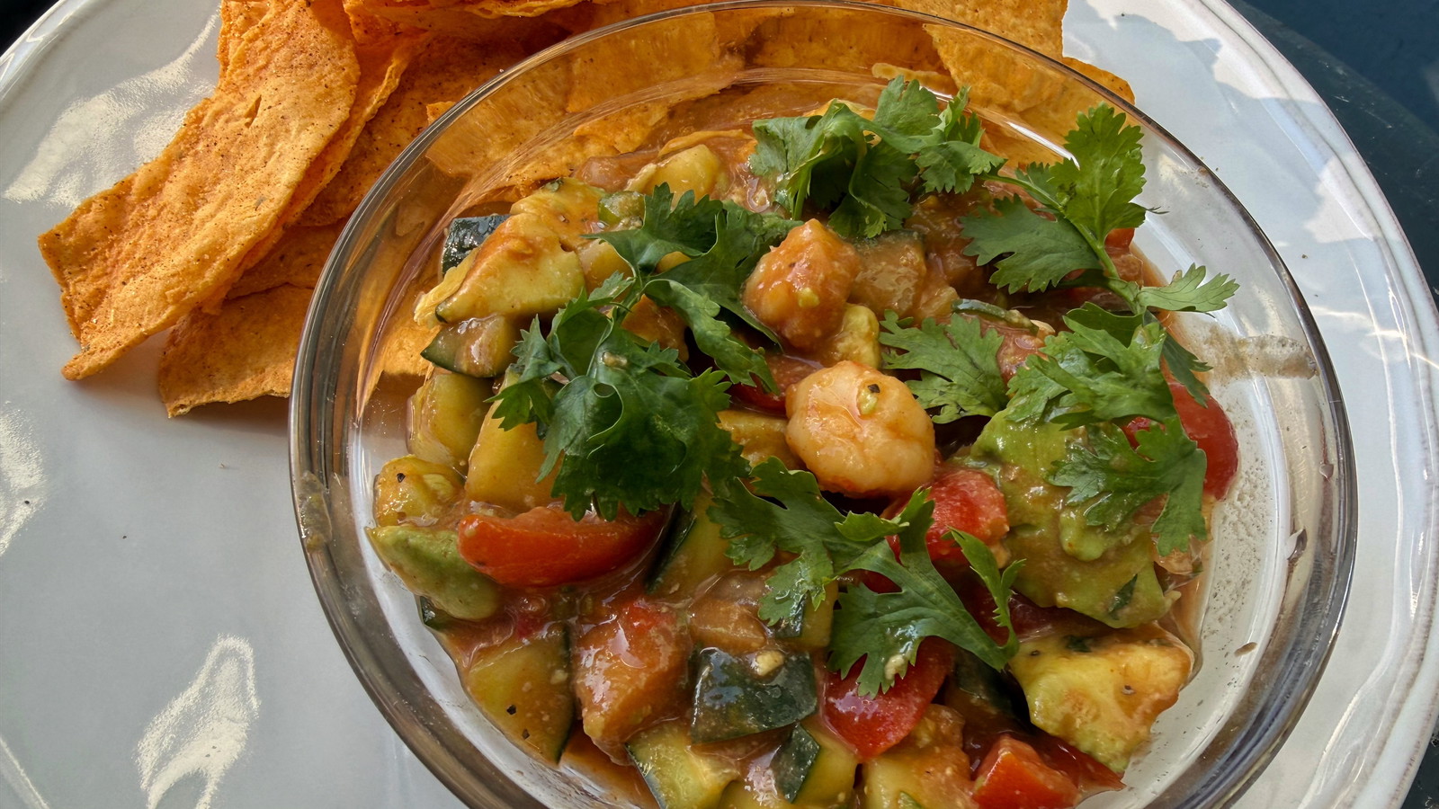 Spicy Gulf Shrimp Campechana