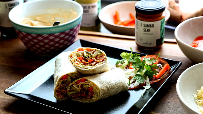 Image of Wrap mit Pute & Sambal Senf Dressing
