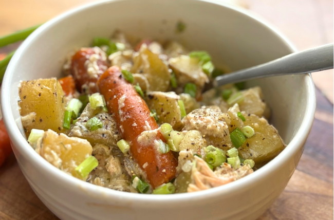 Image of Crockpot Ranch Chicken Bowls