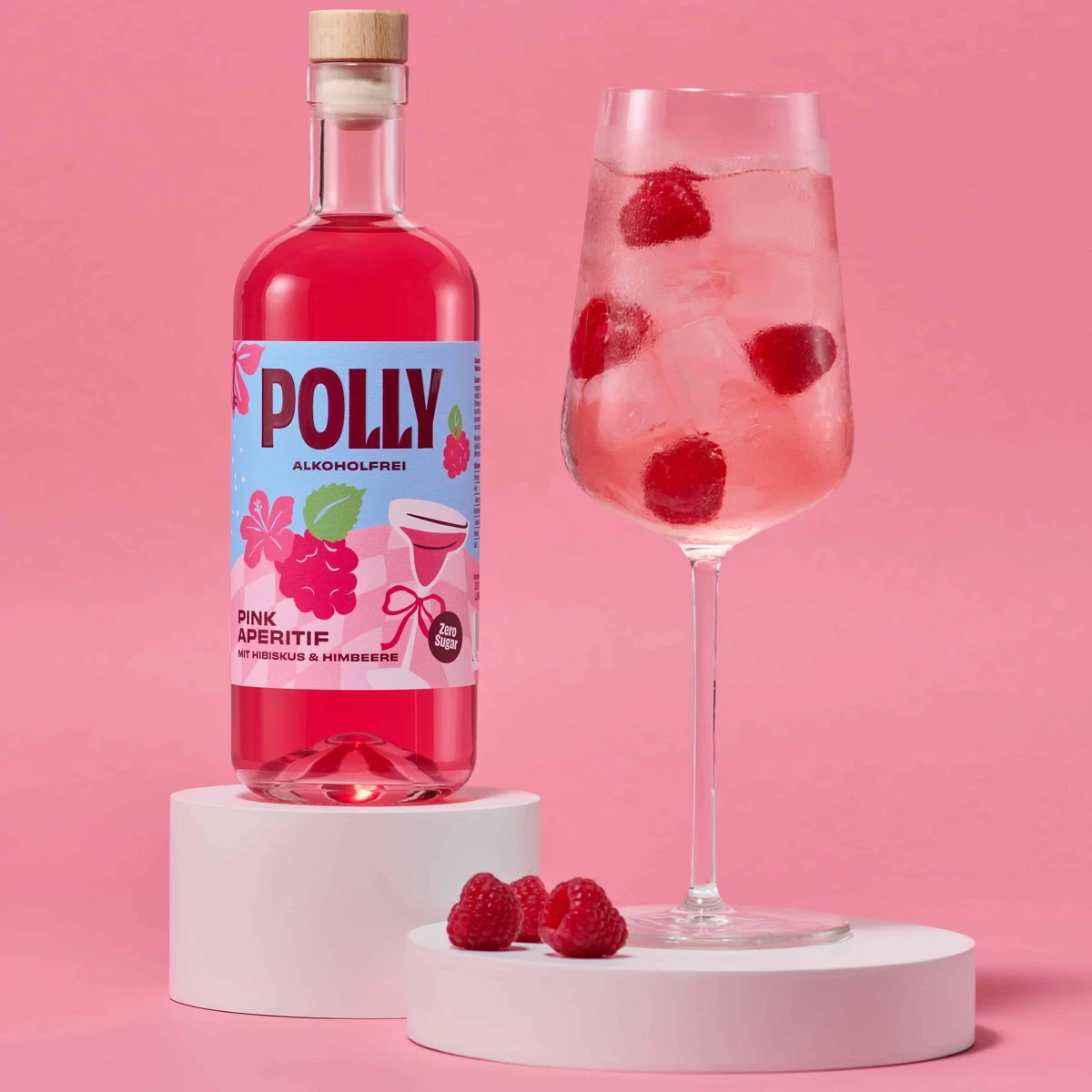 Alkoholfreier POLLY Pink Spritz