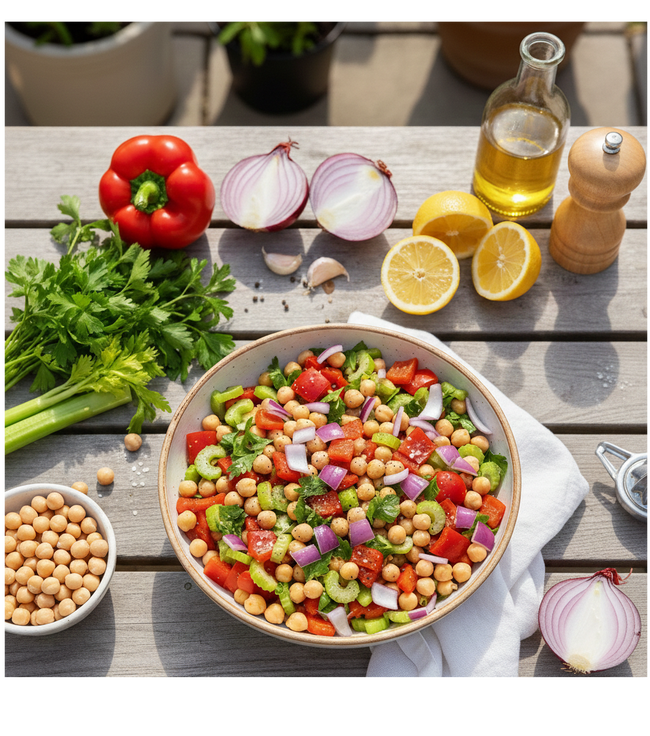 Mediterranean Chickpea Salad