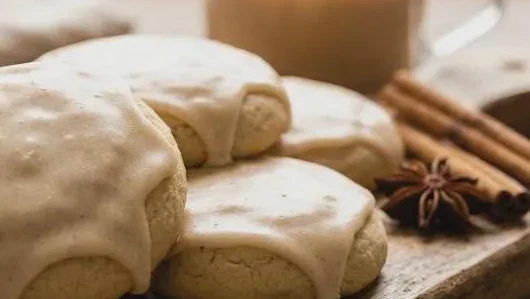 Evermore Chai Seasoning in front of iced sugar cookies