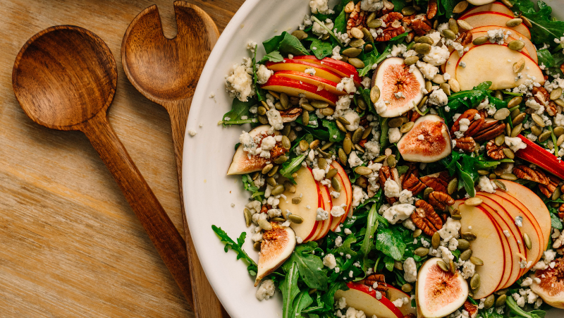 Image of Apple Fig Gorgonzola Salad