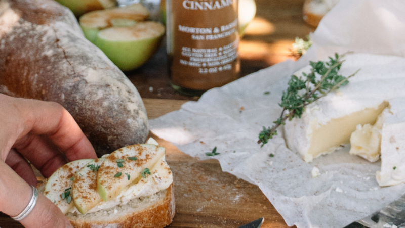 Image of Apple Brie Cinnamon Toast