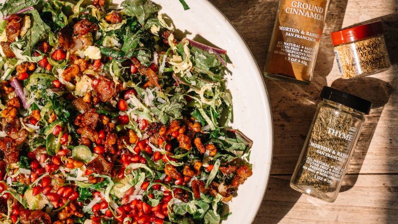 Image of Brussels Sprout Kale Fall Salad