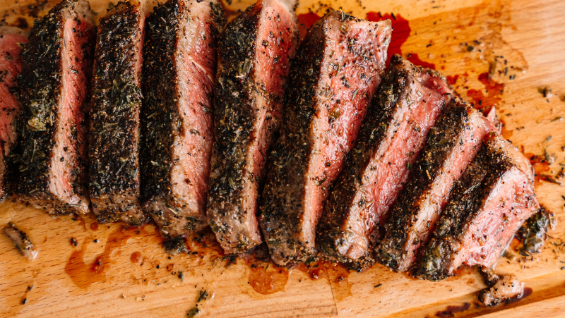 Image of Steak with Herb Compound Butter