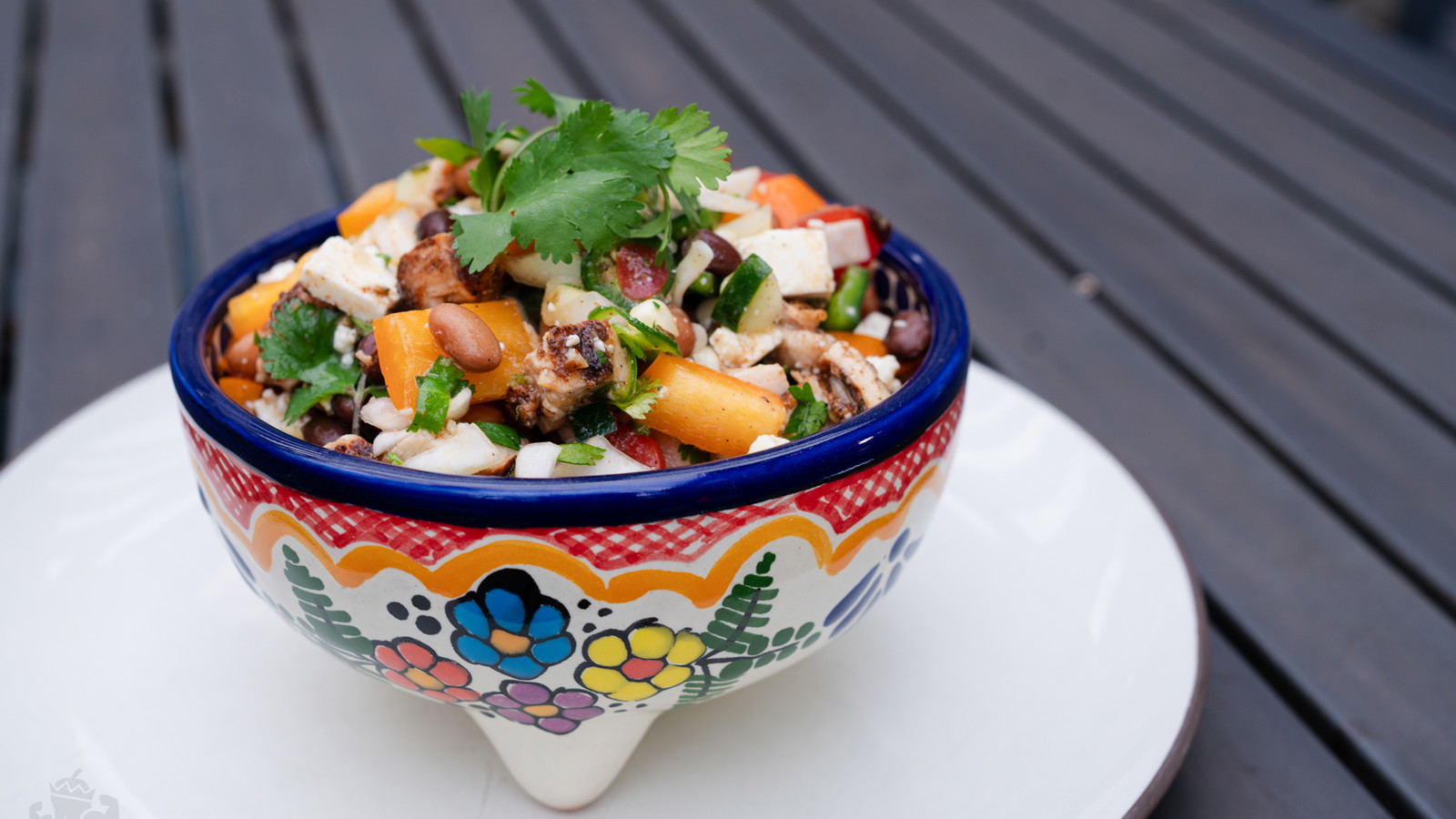 Chicken Taco Dense Bean Salad