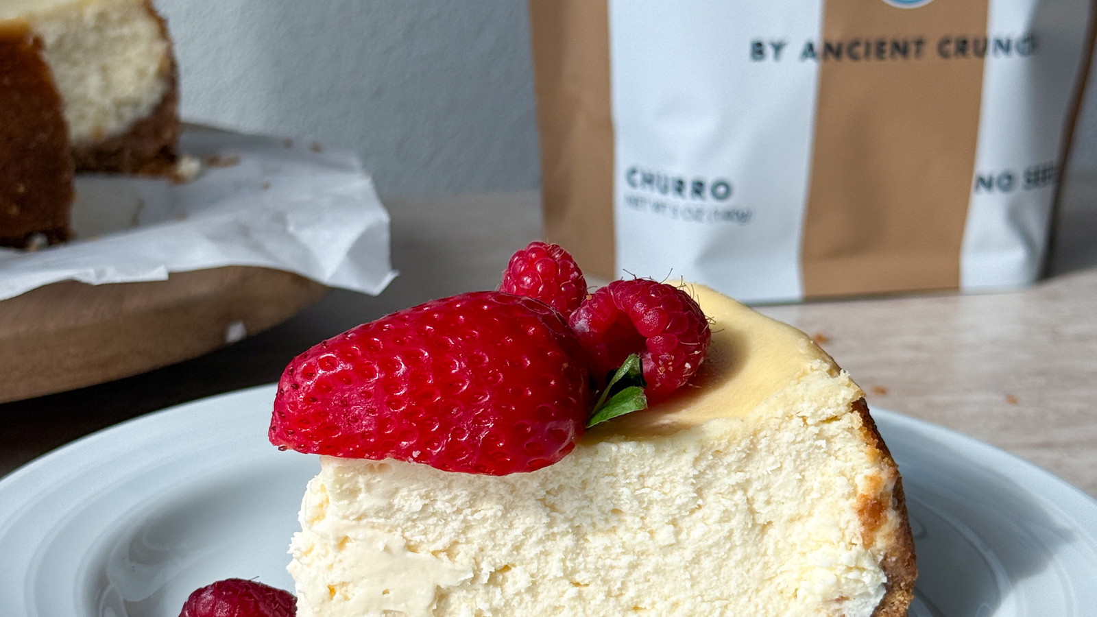 Churro Chip Crusted Cheesecake