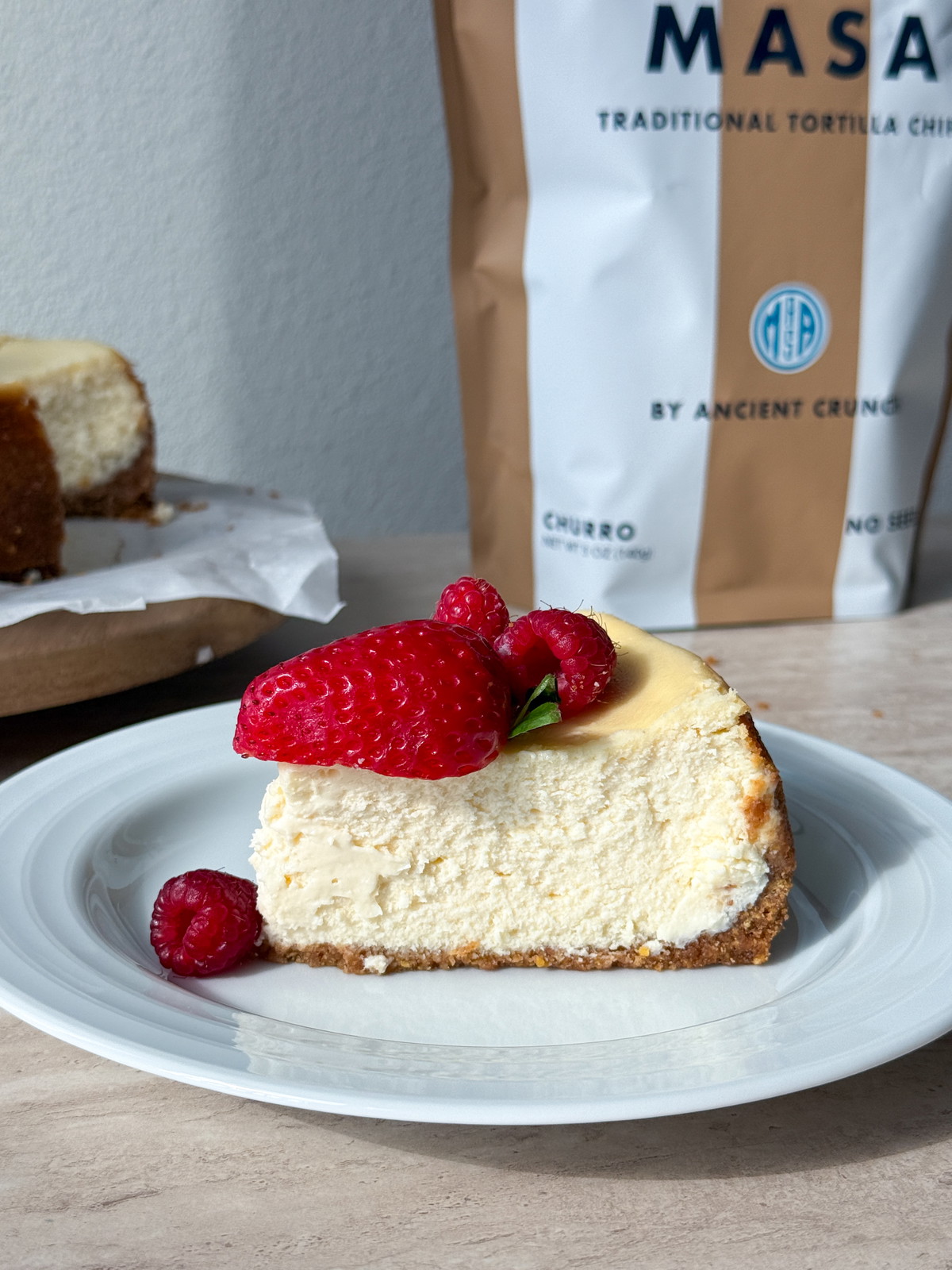 Churro Chip Crusted Cheesecake