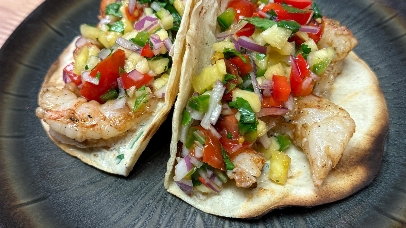 Jerk Shrimp Tacos with Buffalo Soldier