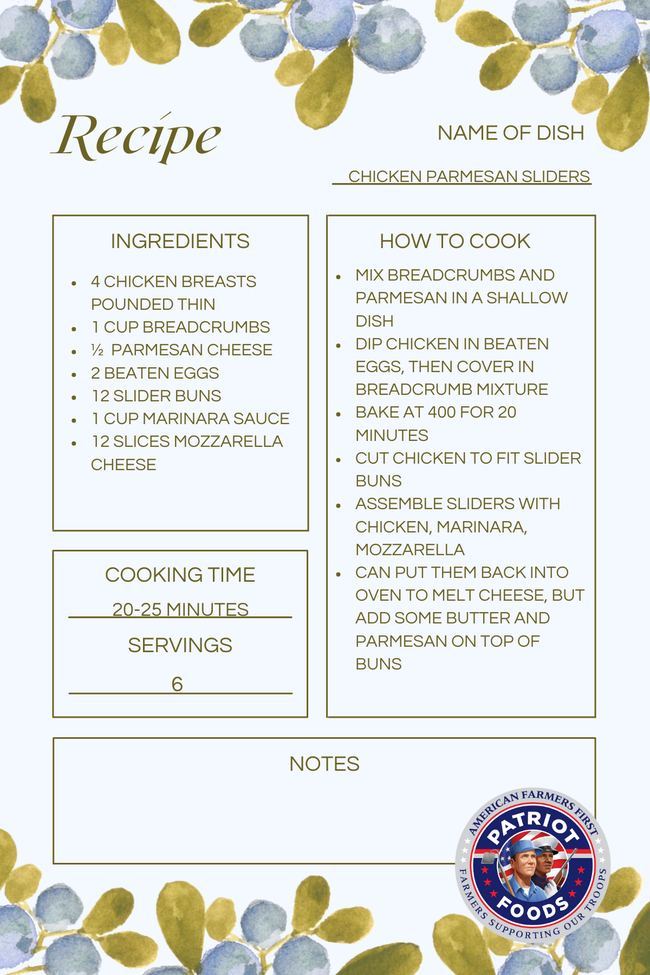 Image of Chicken parmesan sliders