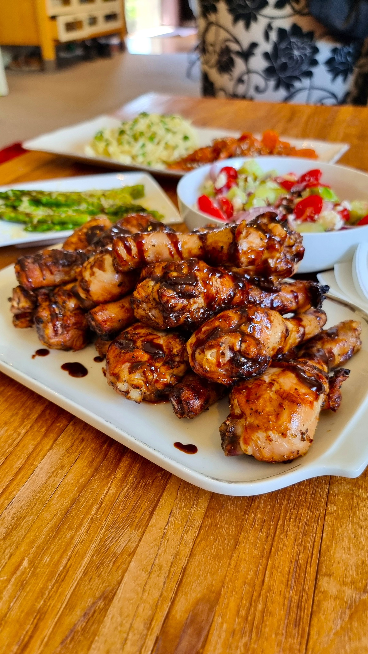 BBQ Chicken with Black Garlic BBQ Sauce