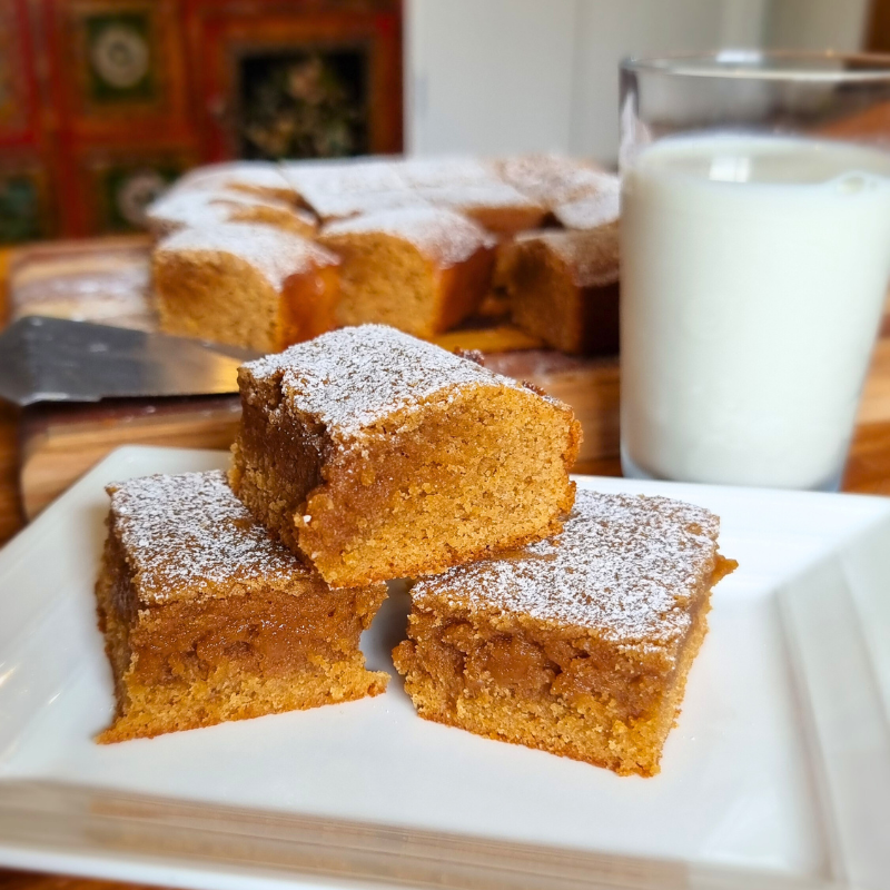 Gingerbread Brownies with Black Honey