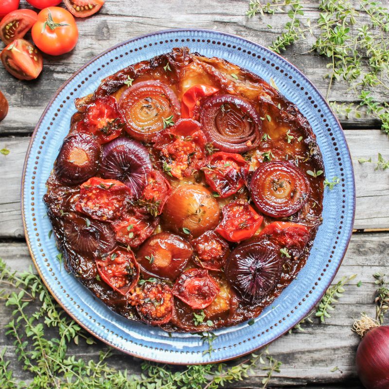 Tasty Tomato and Onion Tarte Tatin