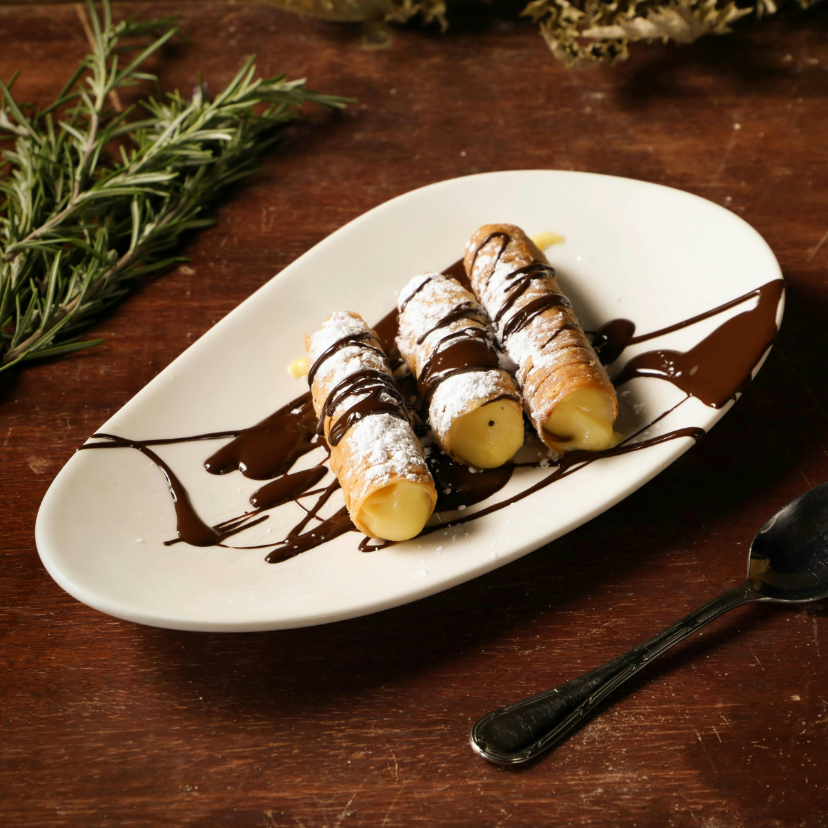 Blood Orange Cannoli