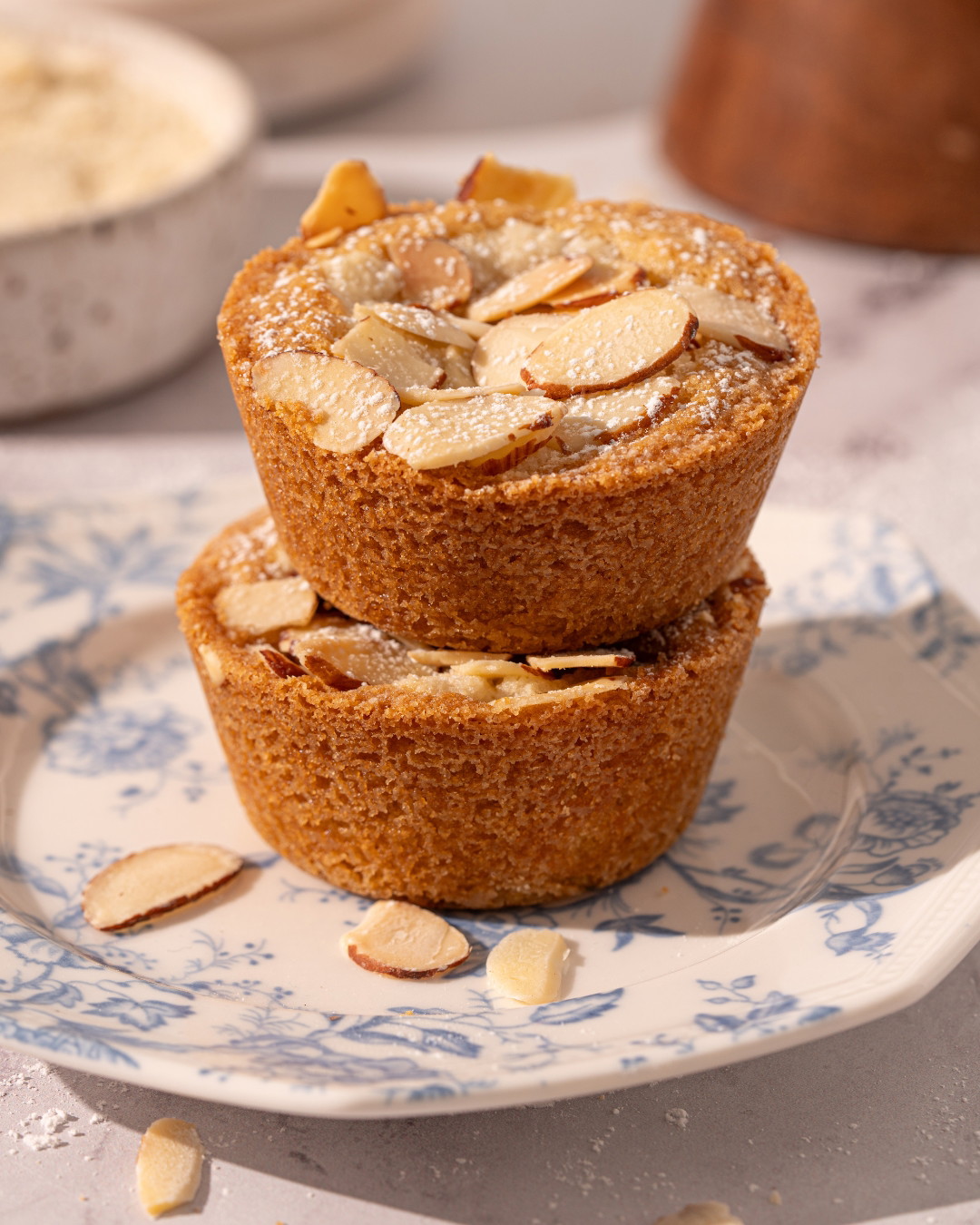 Almond Croissant Cookie Cups