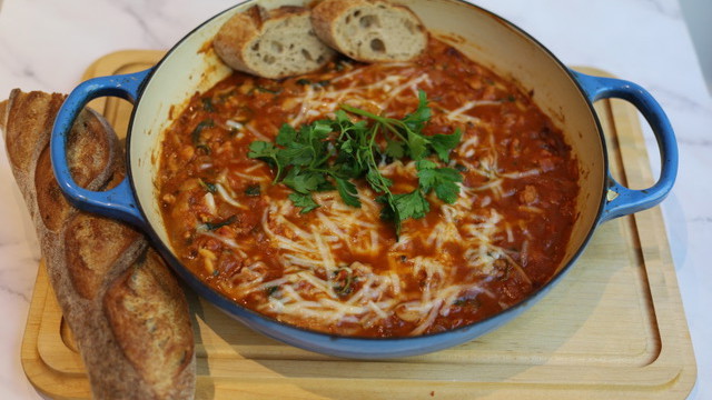 Image of White Bean Sausage Skillet