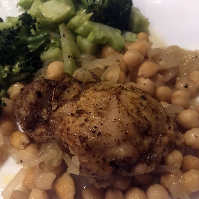 Image of Smoked Paprika Chicken Thighs & Chickpeas