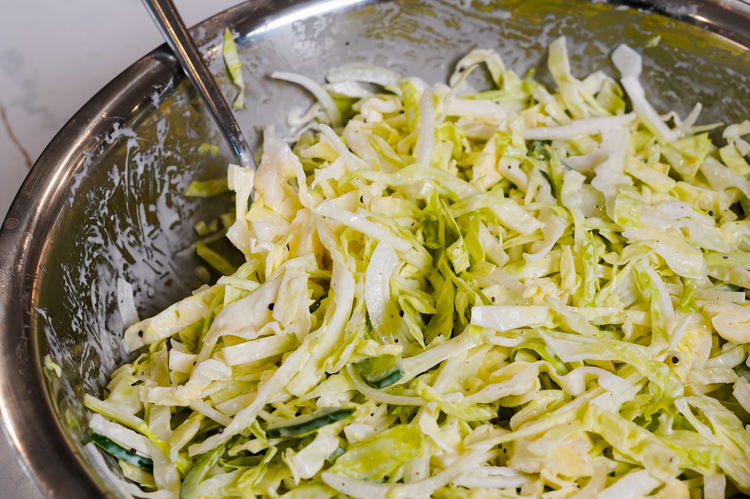 Image of Make the dressing in a separate bowl and mix it...