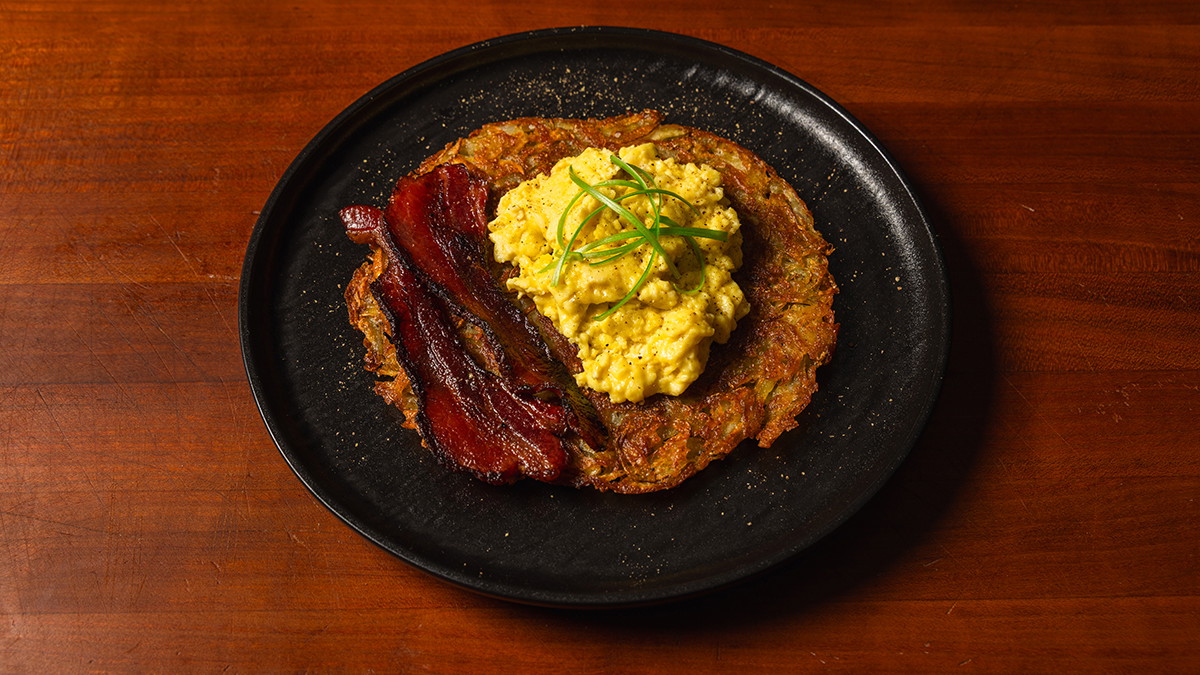 Image of Potato Rosti with Eggs & Kurobuta Bacon