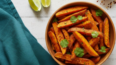 Pili Pili Spiced Sweet Potato Wedges