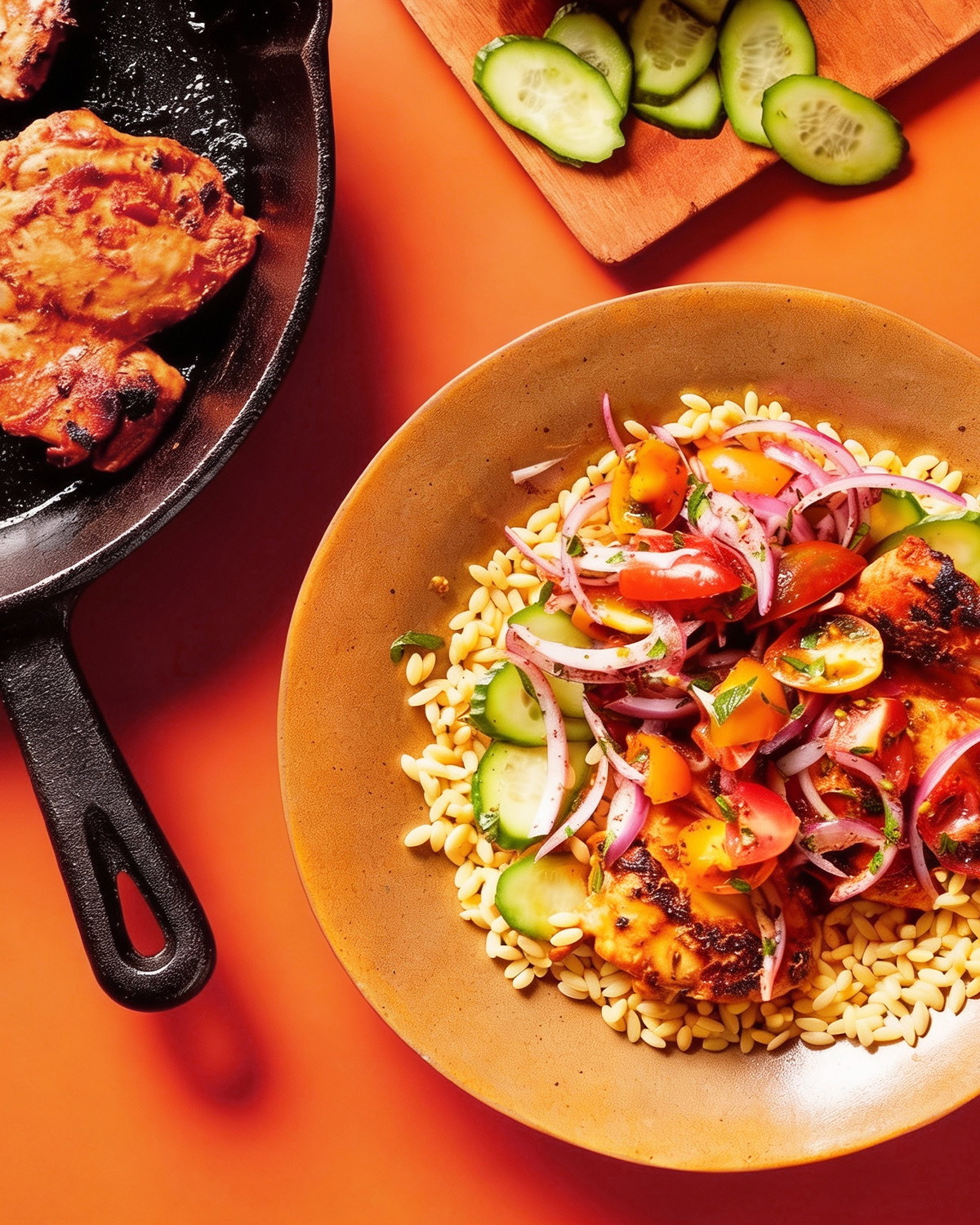 Middle Eastern Chicken & Rice Power Bowl