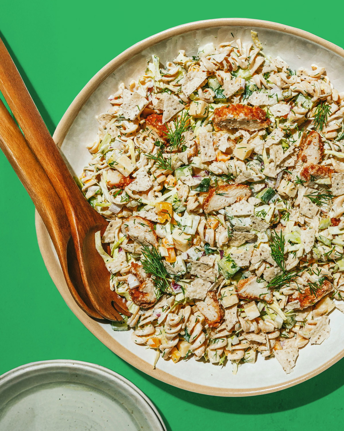Dill Pickle Chicken Pasta Salad