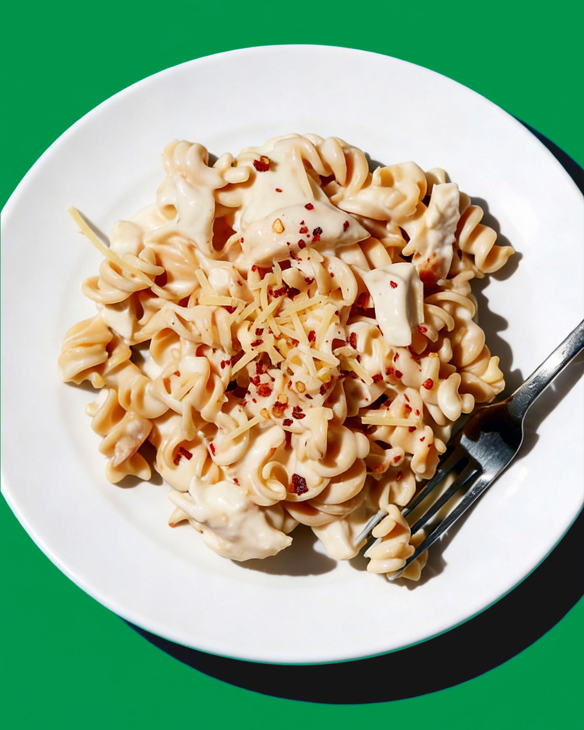 High Protein Chicken Alfredo 