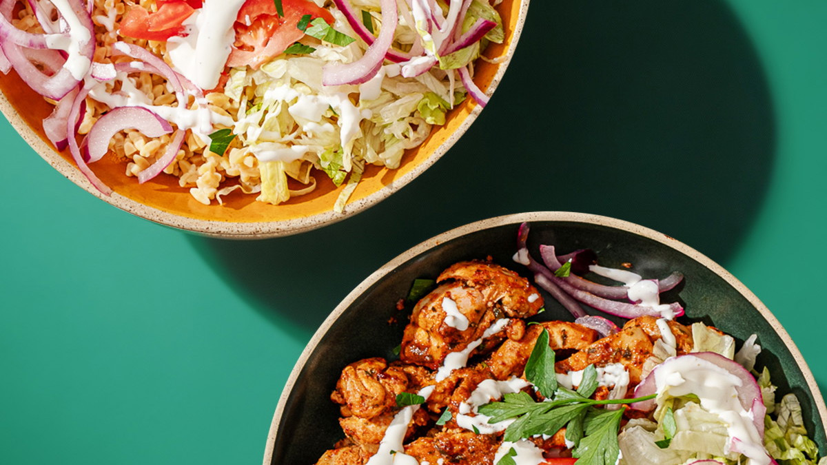 HALAL CART CHICKEN AND RICE BOWLS