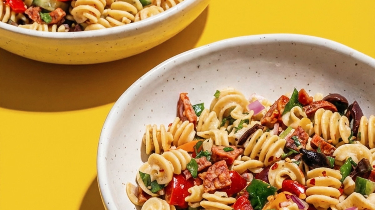 Keto Pasta Salad (Spicy Italian-Style)