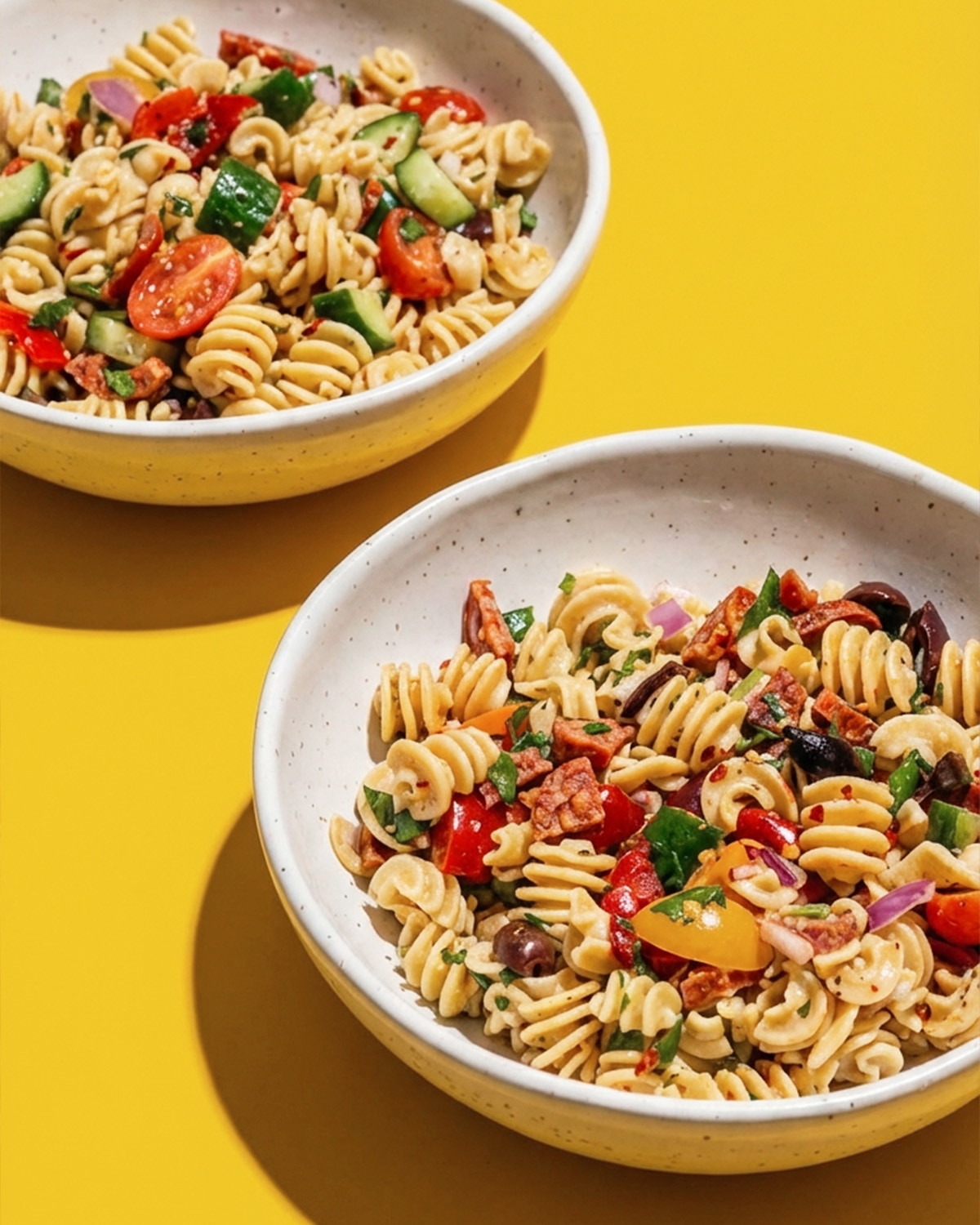 Low Carb Pasta Salad (Spicy Italian-Style)
