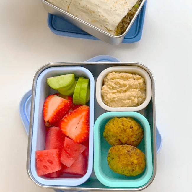 Image of Beef Meatballs & Quinoa Veggie Bites - School Lunchbox Edition
