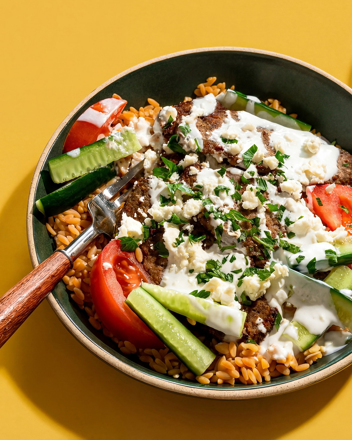 Homemade Gyro Bowl Recipe