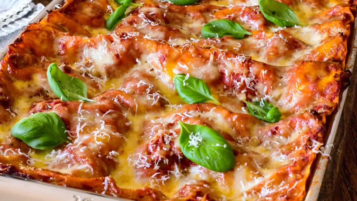 Image of Hot Italian Sausage & Beef Lasagna With Fresh Pasta