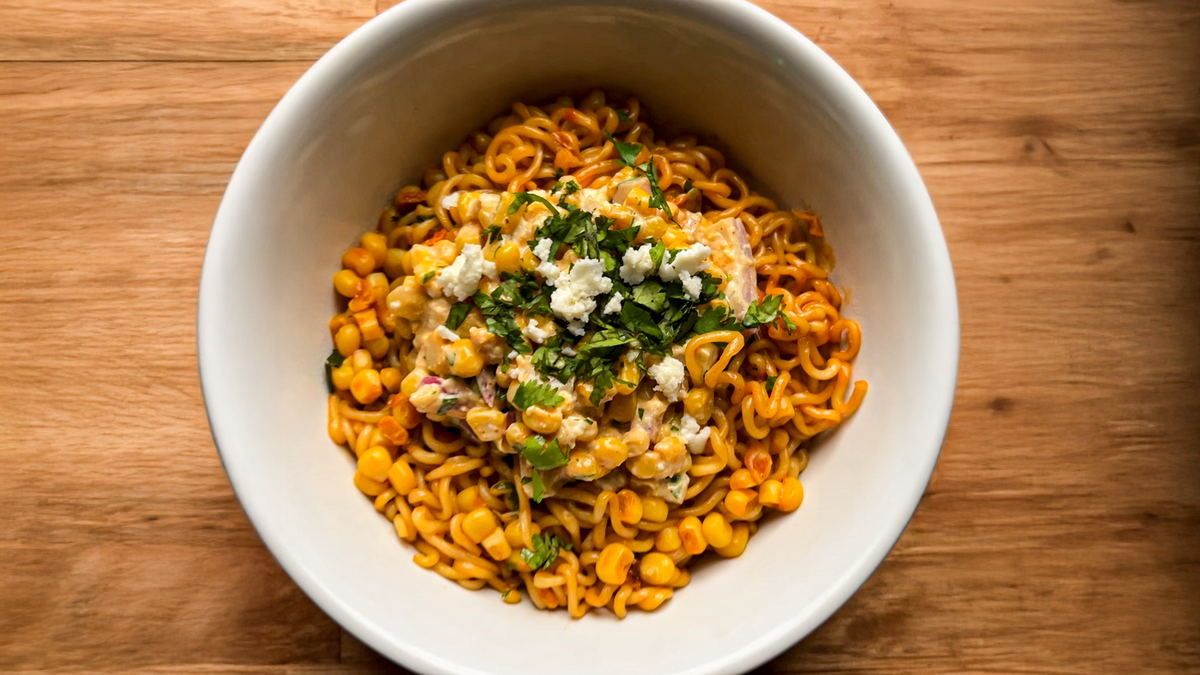 Elote Beef Instant Ramen Recipe