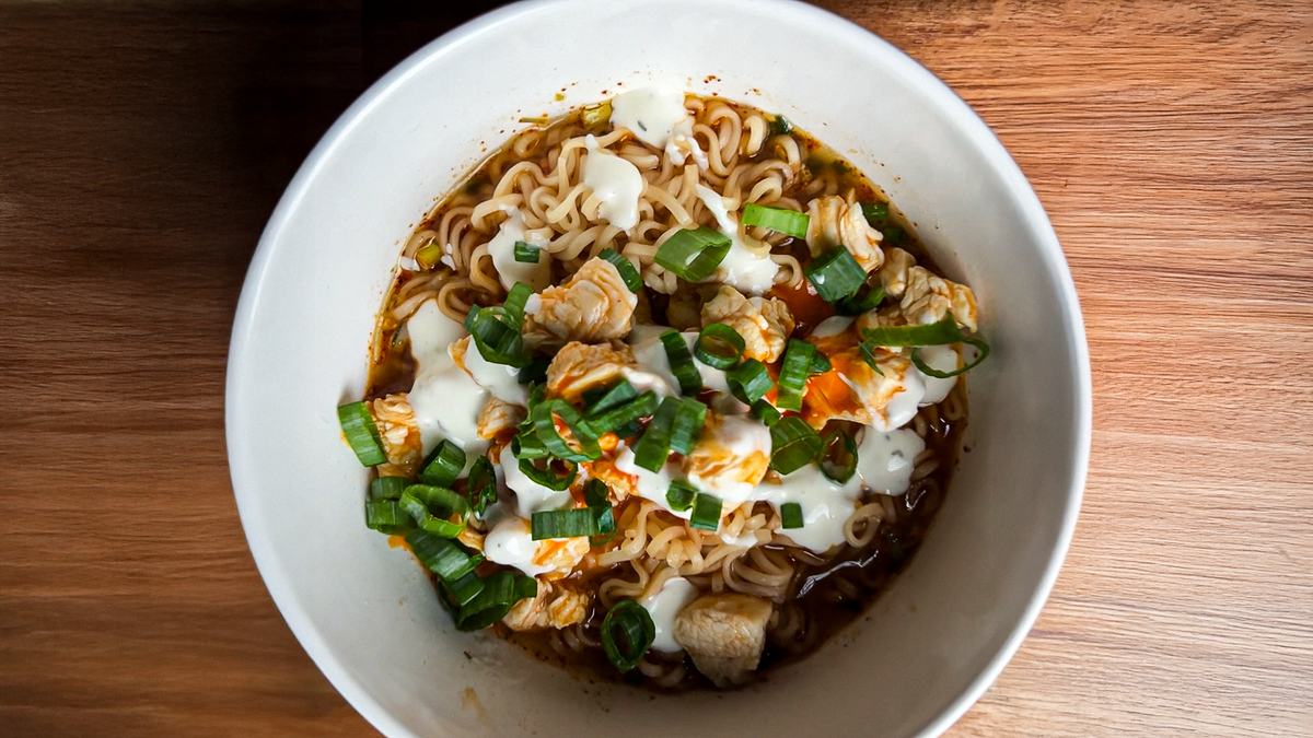 Buffalo Chicken Instant Ramen Recipe