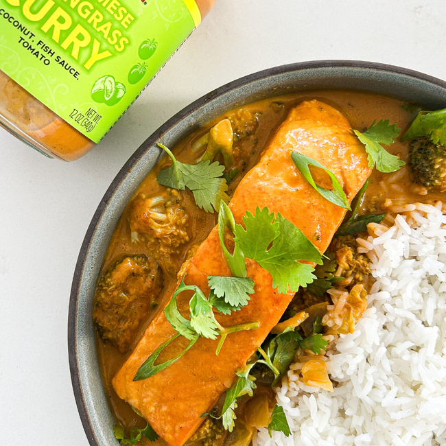 Image of Coconut Lemongrass Curry Salmon