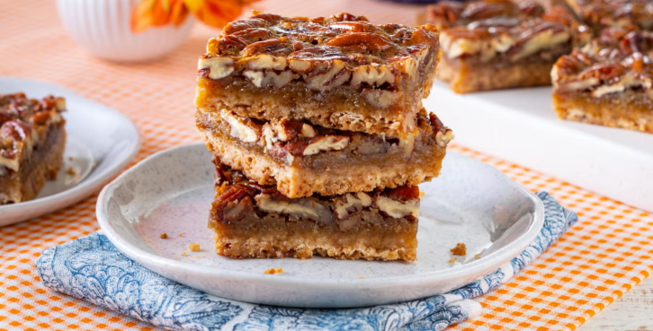 Cozy Pecan Pie Bars