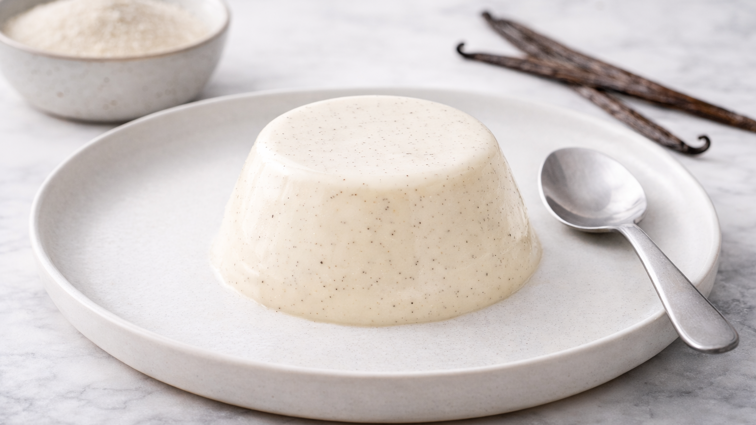  Panna Cotta de Vainilla