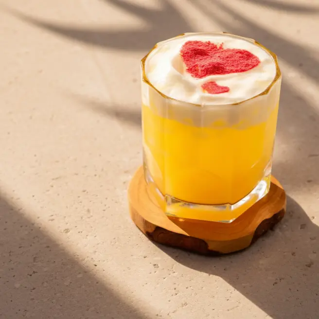Alkoholfreier Sour mit POLLY French Aperitif