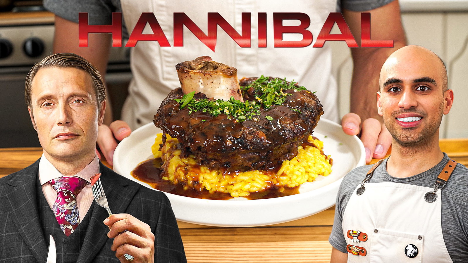 Image of Osobuco con risotto de azafrán