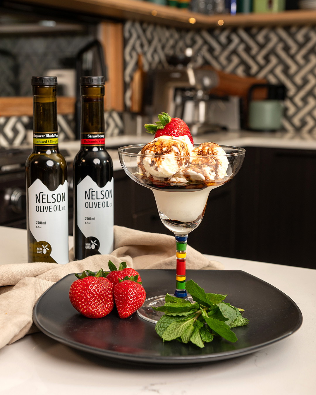 Strawberry & Black Pepper Ice Cream