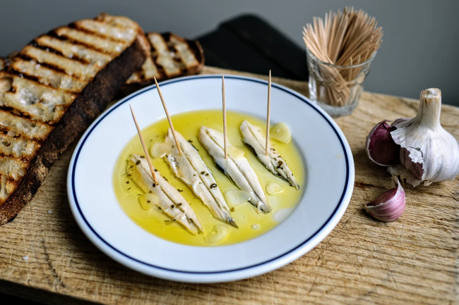 White Anchovies Tapas American Vinegar Works