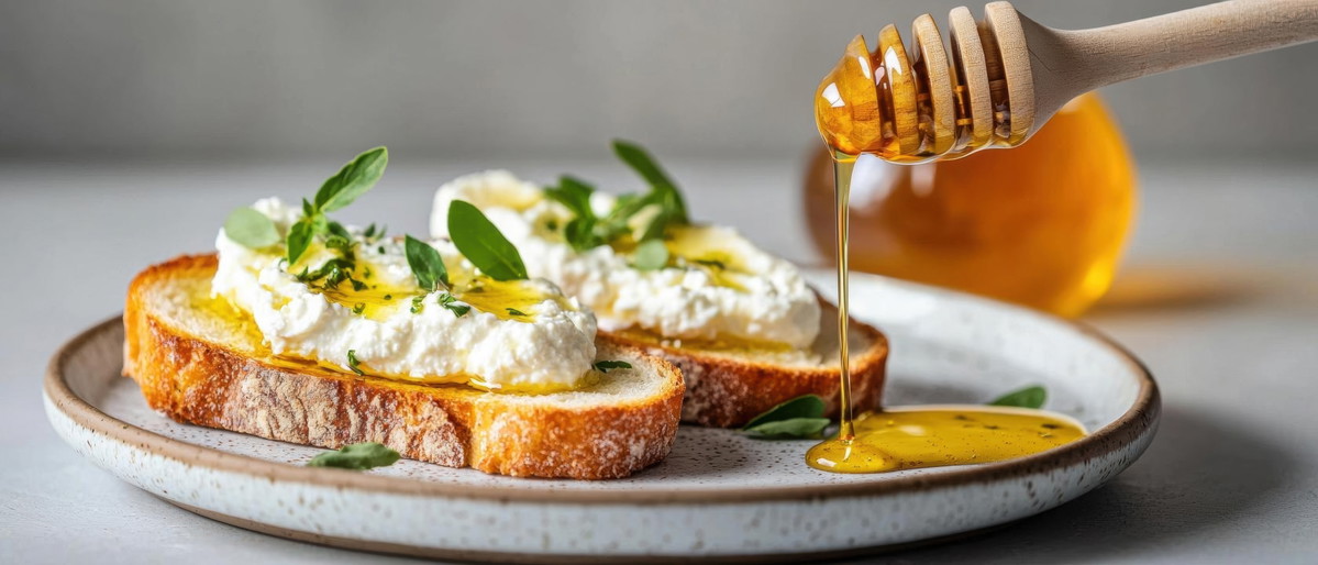 Ricotta & Honey Toast